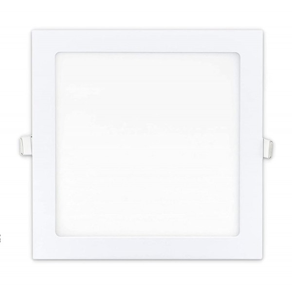 Downlight panel LED Cuadrado 220x220mm Blanco 20W